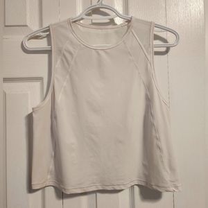 Lululemon Sculpt Tank Cropped Size 4 white